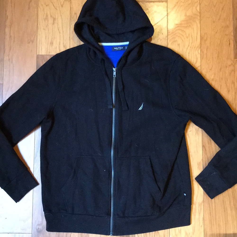 Men’s Nautica Zip-Up Hoodie Jacket. Large
